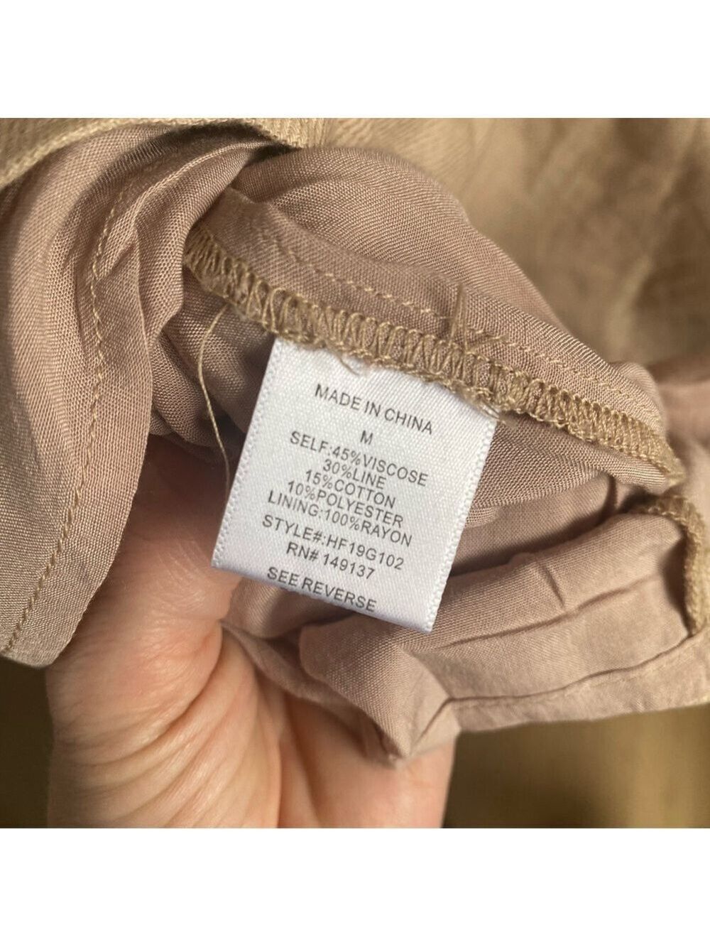 HYFVE {Anthropologie} Linen Mini Dress - Picture 13 of 14